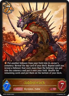 Jabberwock - BP03: Flame of Laevateinn (BP03) BP03: Flame of Laevateinn Foil