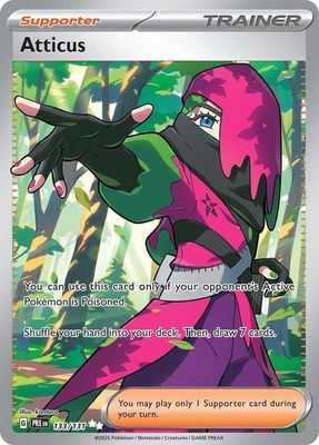 SJF Atticus - 133/131 - SV: Prismatic Evolutions (PRE) SV: Prismatic Evolutions