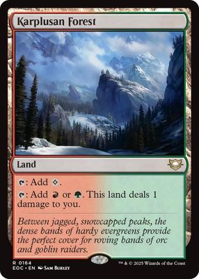 SJF Karplusan Forest - Commander: Edge of Eternities (EOC)