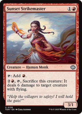 SH9 Sunset Strikemaster - Tarkir: Dragonstorm (TDM)