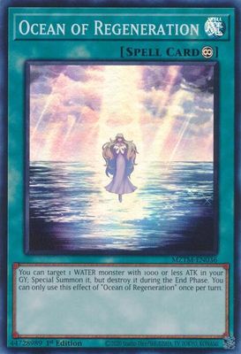 Ocean of Regeneration - Maze of the Master (MZTM) Super Rare