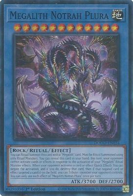 Megalith Notrah Plura - Doom of Dimensions (DOOD) Super Rare *Espanol*