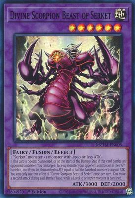 Divine Scorpion Beast of Serket - Maze of the Master (MZTM) Super Rare