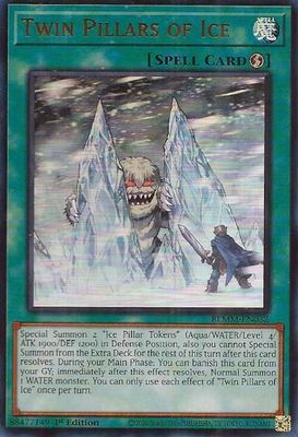 Twin Pillars of Ice - Battles of Legend: Monster Mayhem (BLMM) Ultra Rare