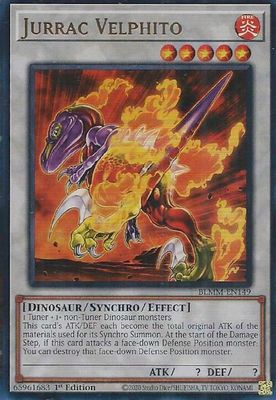Jurrac Velphito - Battles of Legend: Monster Mayhem (BLMM) Ultra Rare