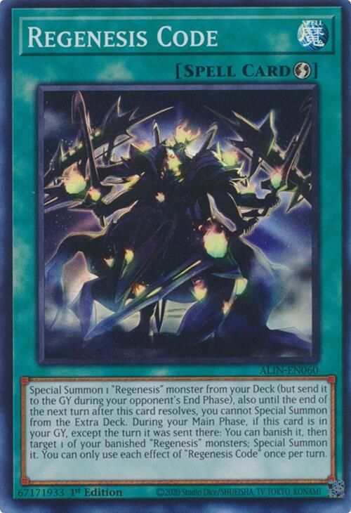 Regenesis Code - Alliance Insight (ALIN) Super Rare *Espanol*
