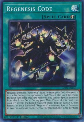 Regenesis Code - Alliance Insight (ALIN) Super Rare *Espanol*