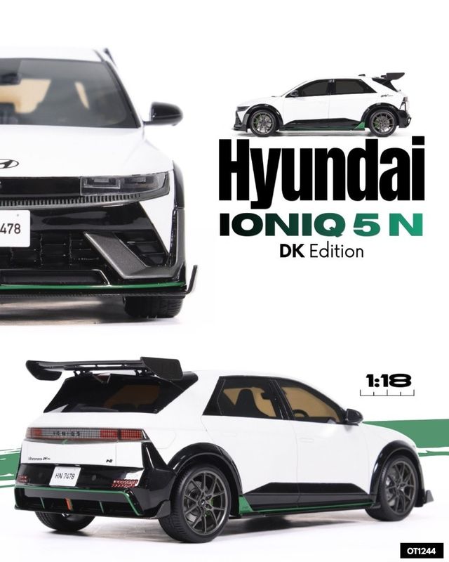 1:18 Otto Mobile - 2025 Hyundai Ioniq 5SN DK Edition White