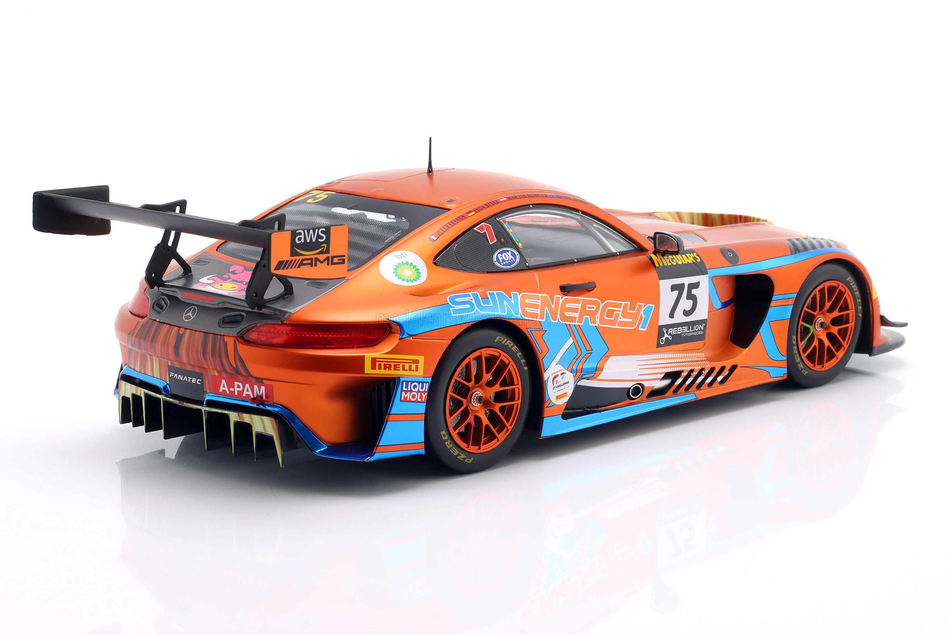 1:18 Ixo - Mercedes AMG GT3 Team Sun energy 1 Racing #75 Winner 12h Bathurst 2022 L. Stolz