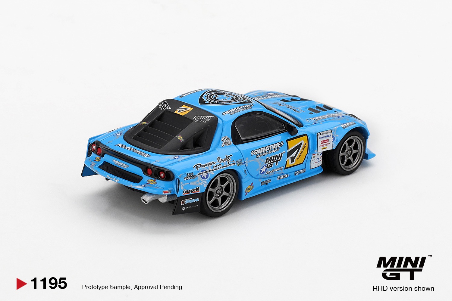 1:64 Mini GT - 2025 Mazda RX7 (FD3S) Re-Amemiya D1GP *Blister packaging*
