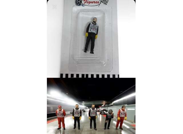 1:18 Cartrix Figuren - Track Official B Figure 1:18 Cartrix Figuren - Track Official B Figure