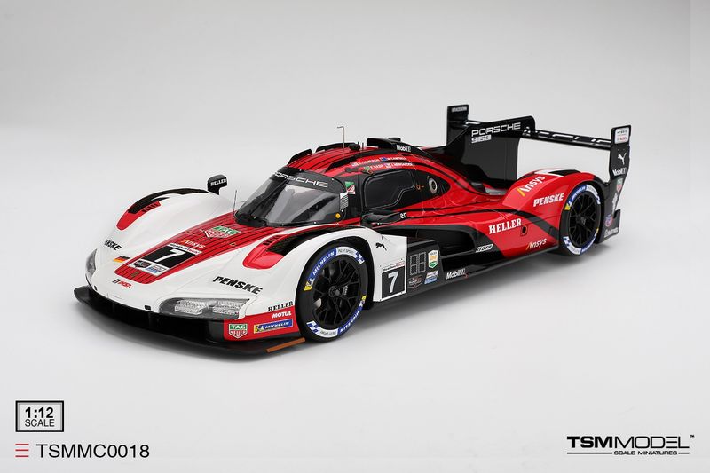 1:12 TSM - Porsche 963 9RD 4.6L Turbo V8 Team Porsche Penske Motorsport #7 Winner Imsa 24h Daytona 2024 M. Cambell