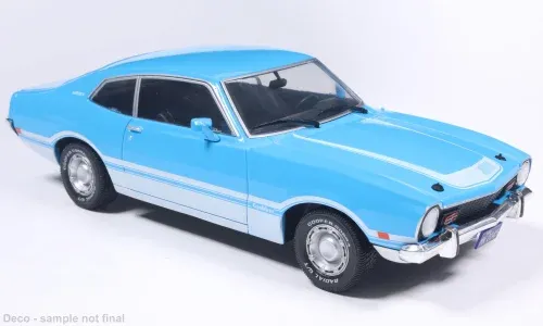 1:24 Whitebox - Ford Maverick, hellblau/weiss, 1974