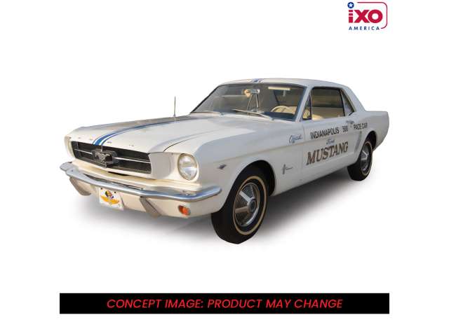 1:43 Ixo USA - 1964 1/2 Ford Mustang Indianapolis 500 Pace Car, white