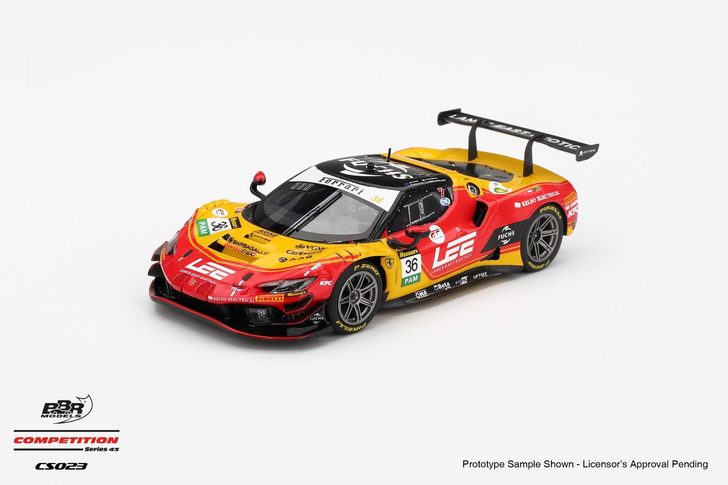 1:43 BBR - Ferrari 296 GT3 3.0L Turbo V6 Team Arise Racing #36 12h Bathurst 2025 J. Evans