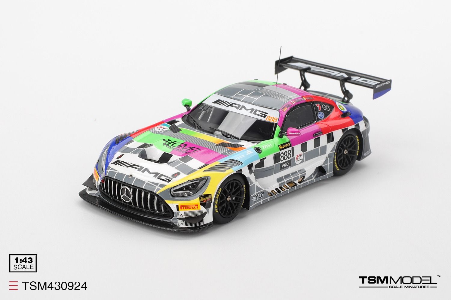 1:43 TSM - Mercedes AMG GT3 Evo 6.2L V8 Team Iron Lynx #888 12h Bathurst 2025 M. Engel