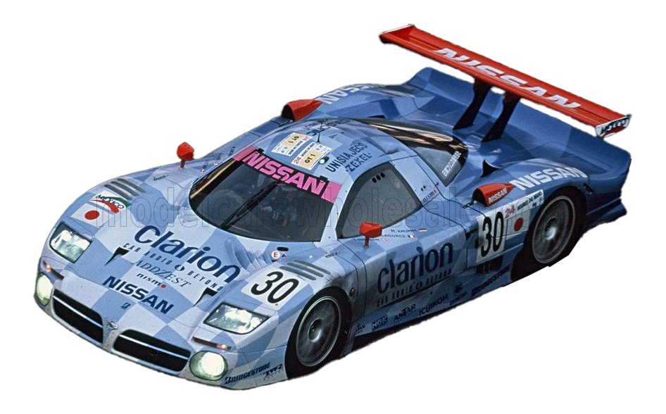 1:12 Top Marques - Nissan R390 GT1 3.5L Turbo Team Nissan Motorsport #30 3rd 24h Le Mans 1998 J. Nielsen