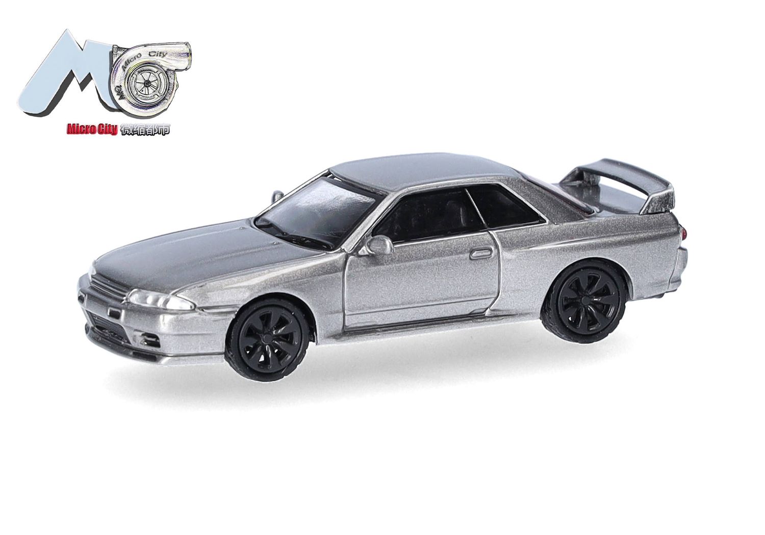 1:87 Herpa - MicroCity: Nissan Skyline GTR32, grau