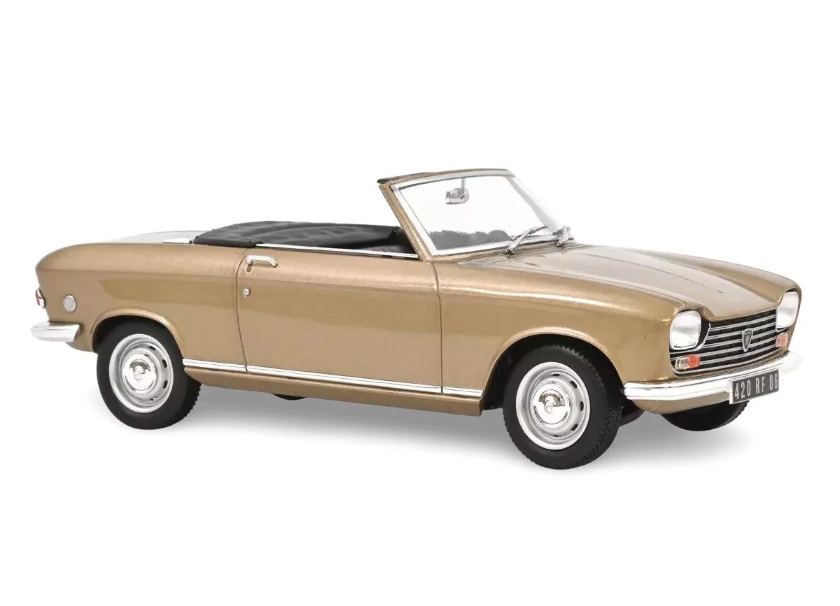 1:18 Norev - 1967 Peugeot 204 Cabriolet Metallic Beige