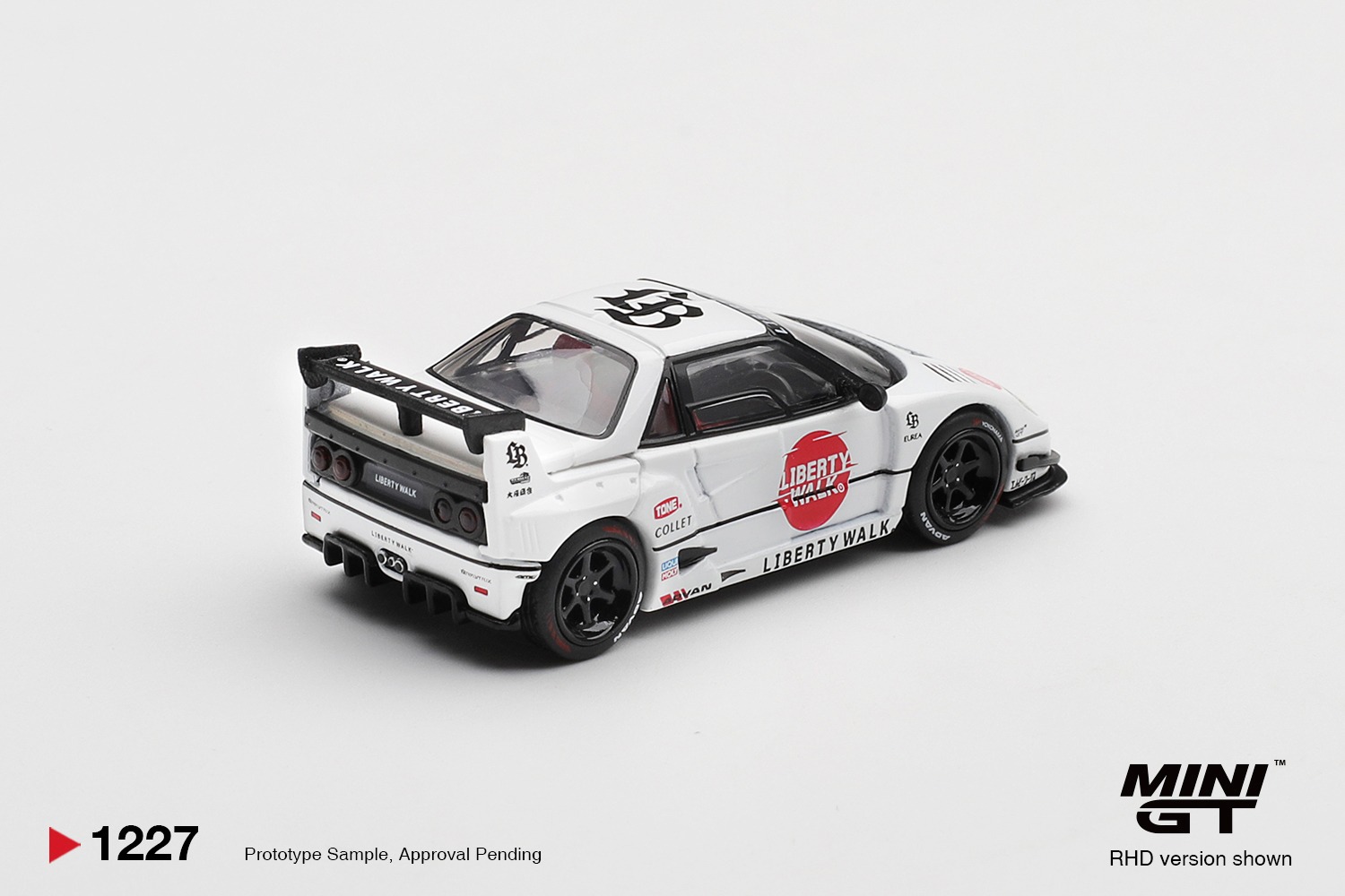 1:64 Mini GT - 2025 Mazda AZ-1 Liberty Walk LB40 LB-Hinomaru *Blister packaging*