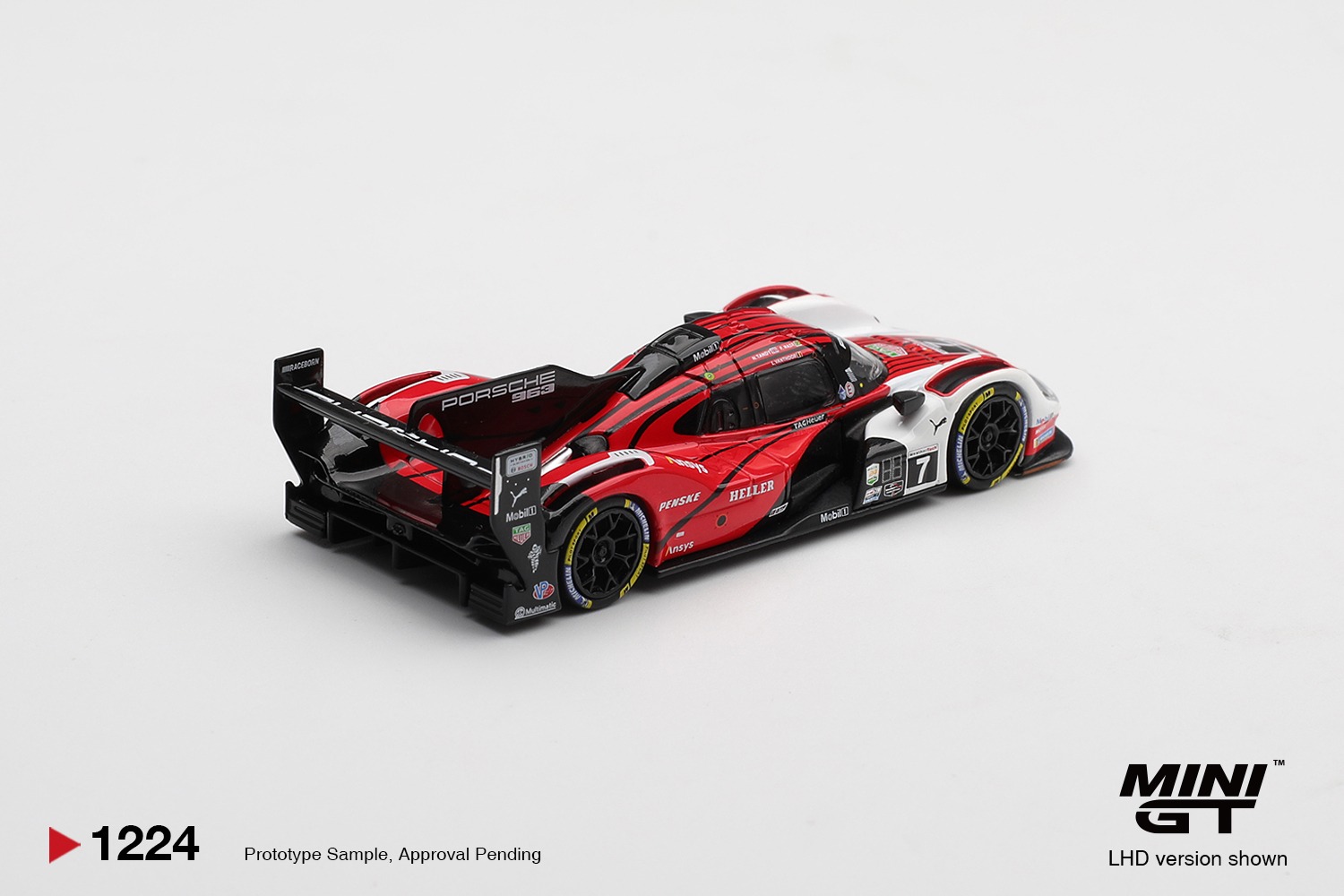 1:64 Mini GT - 2025 Porsche 963 #7 Porsche Penske Motorsport Daytona 24h Winnere *Blister packaging*