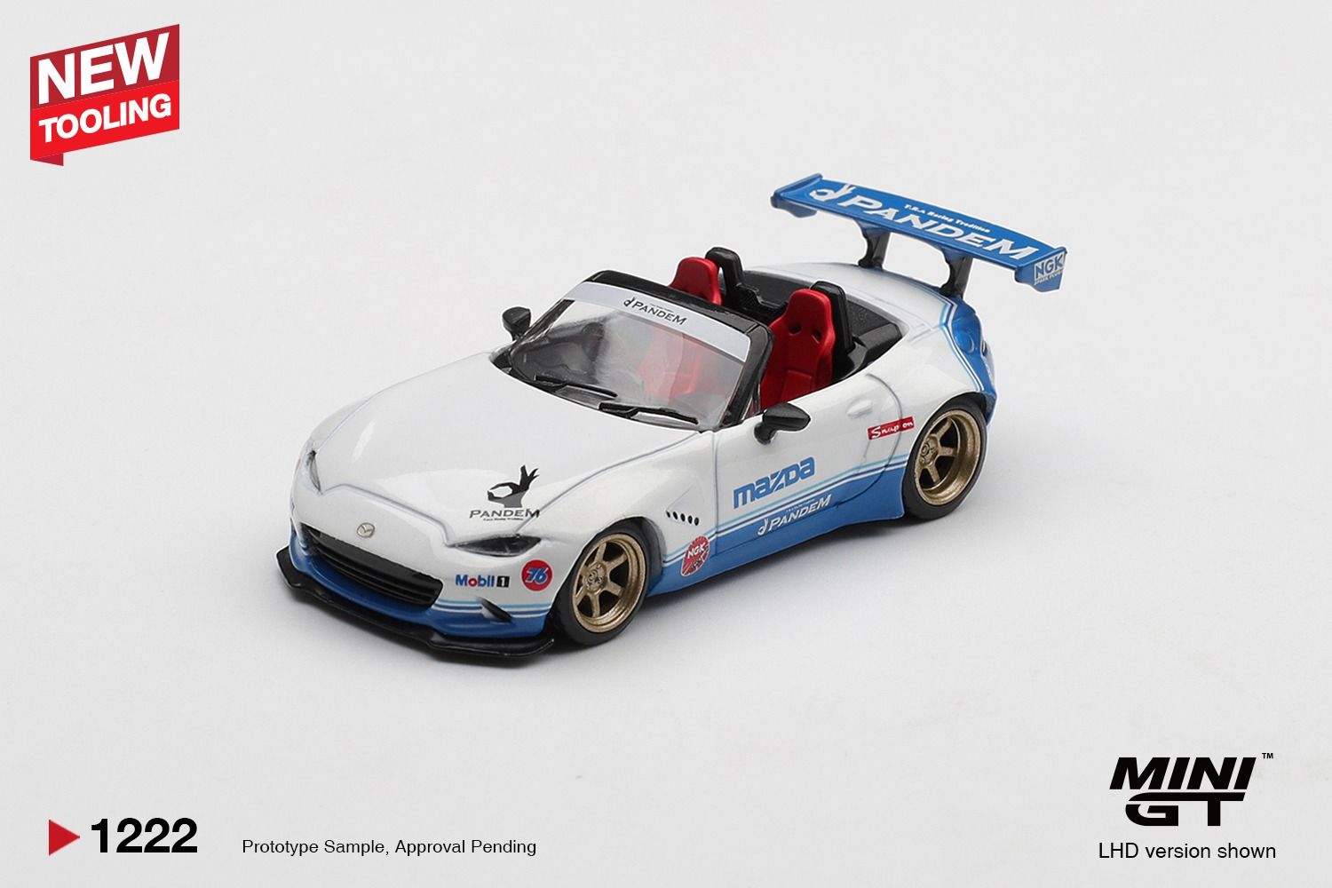 1:64 Mini GT - 2025 Mazda MX-5 (ND) Miata Pandem IMSA *Blister packaging*