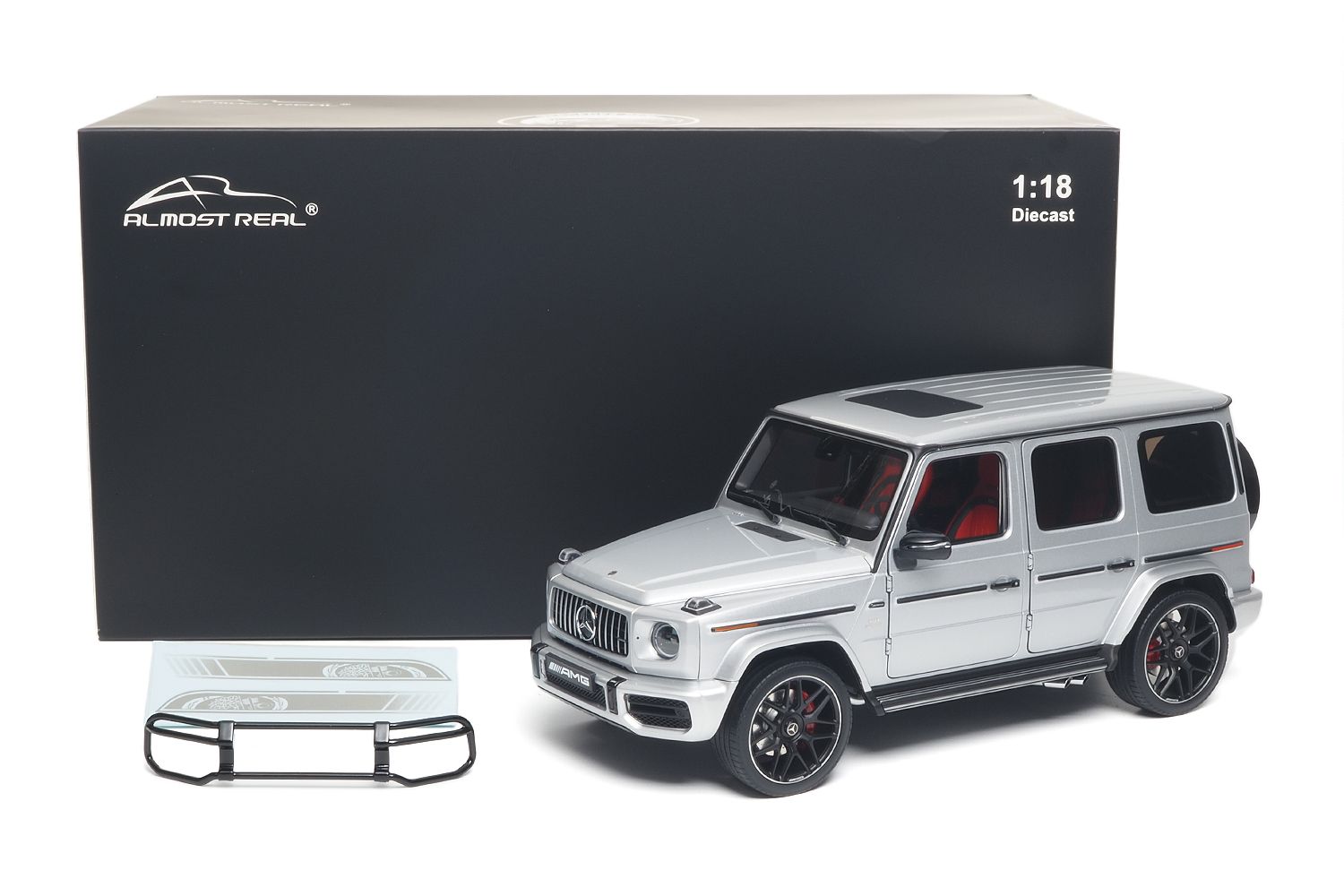 1:18 Almost Real - 2019 Mercedes Benz G Class G63 AMG (W463) V8 Biturbo Silver