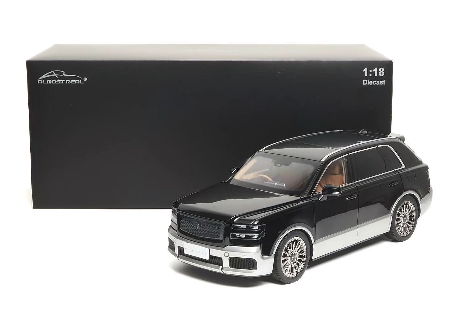 1:18 Almost Real - 2023 Toyota Century RHD Black Silver