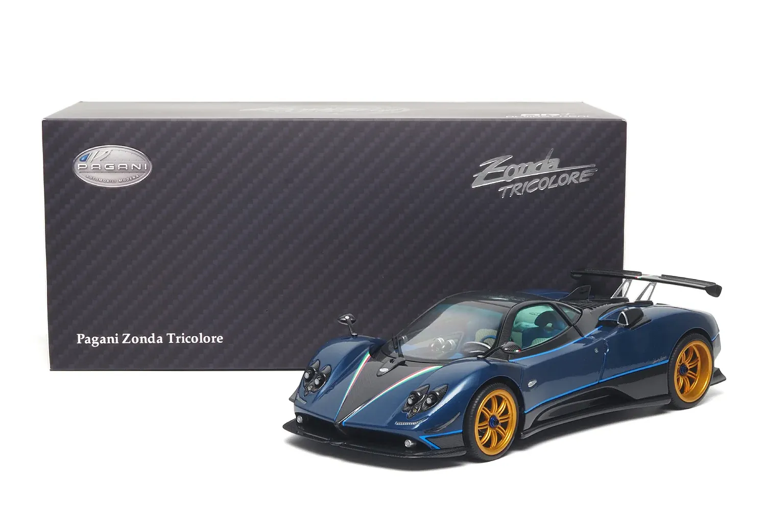 1:18 Almost Real - 2010 Pagani Zonda Tricolore Light Blue
