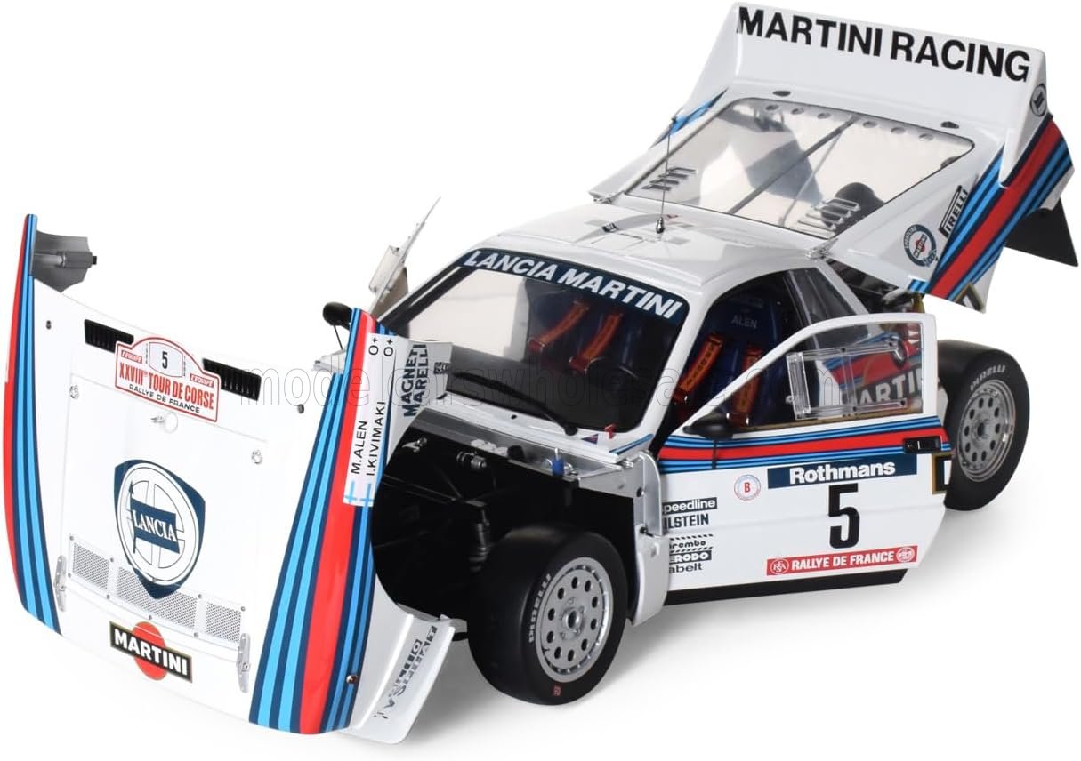 1:8 Ixo - Lancia 037 Team Martini Racing #5 Winner Rally Tour de Corse 1984 M. Alén - I. Kivimäki