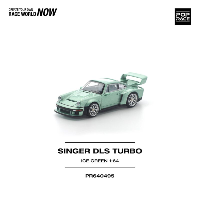 1:64 Pop Race Limited - Singer DLS Turbo, ice green 1:64 Pop Race Limited - Singer DLS Turbo, ice green
