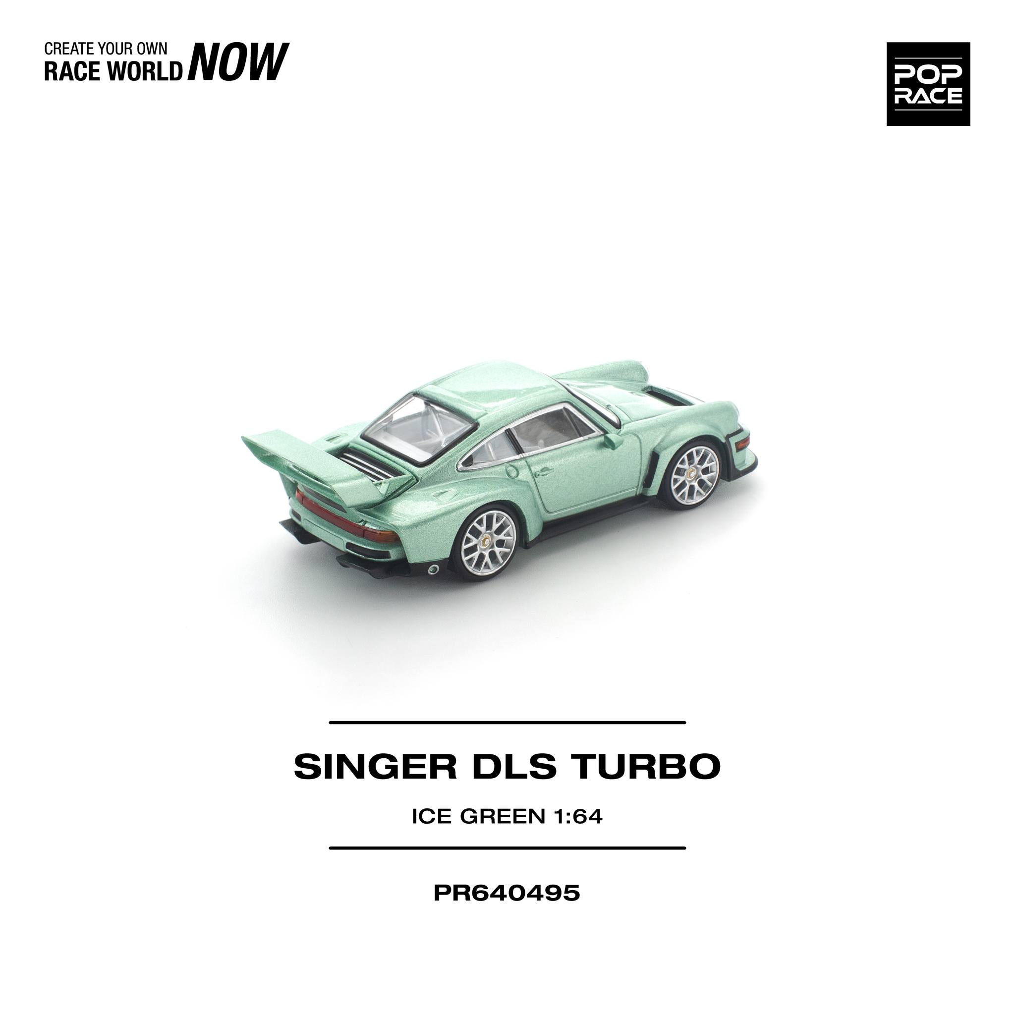1:64 Pop Race Limited - Singer DLS Turbo, ice green