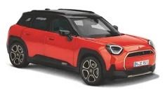 1:18 Minichamps Dealer - 2024 Mini Cooper Aceman SE Rebel Red