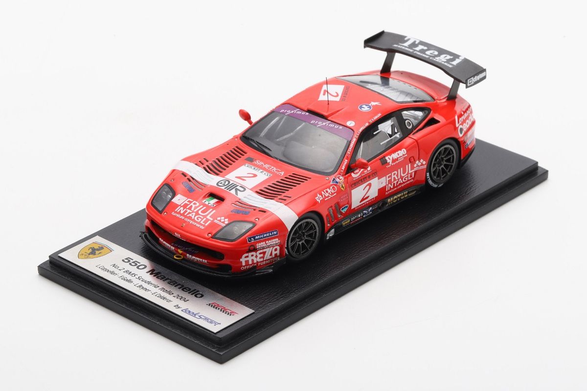 1:43 Looksmart - Ferarri 550 Maranello BMS 24H Spa 2004 #2 BMS Scuderia Italia winner L.Cappellari – F.Gollin – L.Bryner – E.Calderari