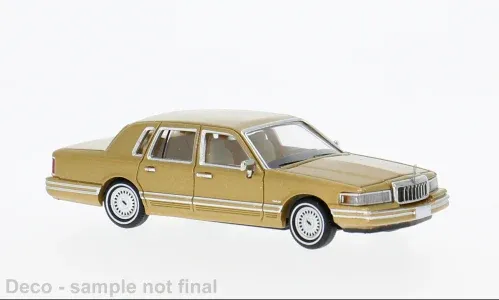 1:87 PCX87 - Lincoln Town Car, gold, 1991