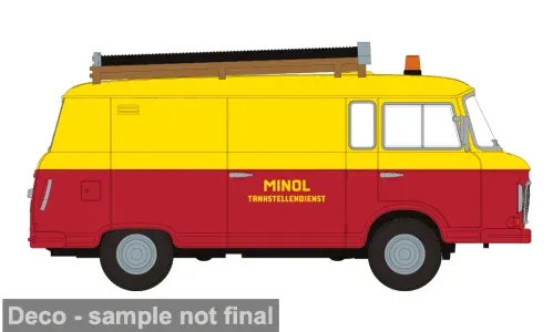 1:87 Brekina - Barkas B 1000 Kasten, 1960, Minol Tanstellendienst
