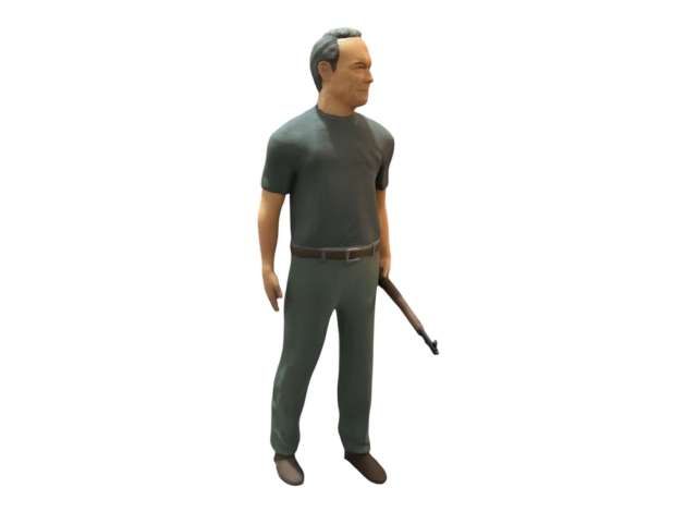 1:18 Cartrix Figuren - Clint Eastwood Gran Torino