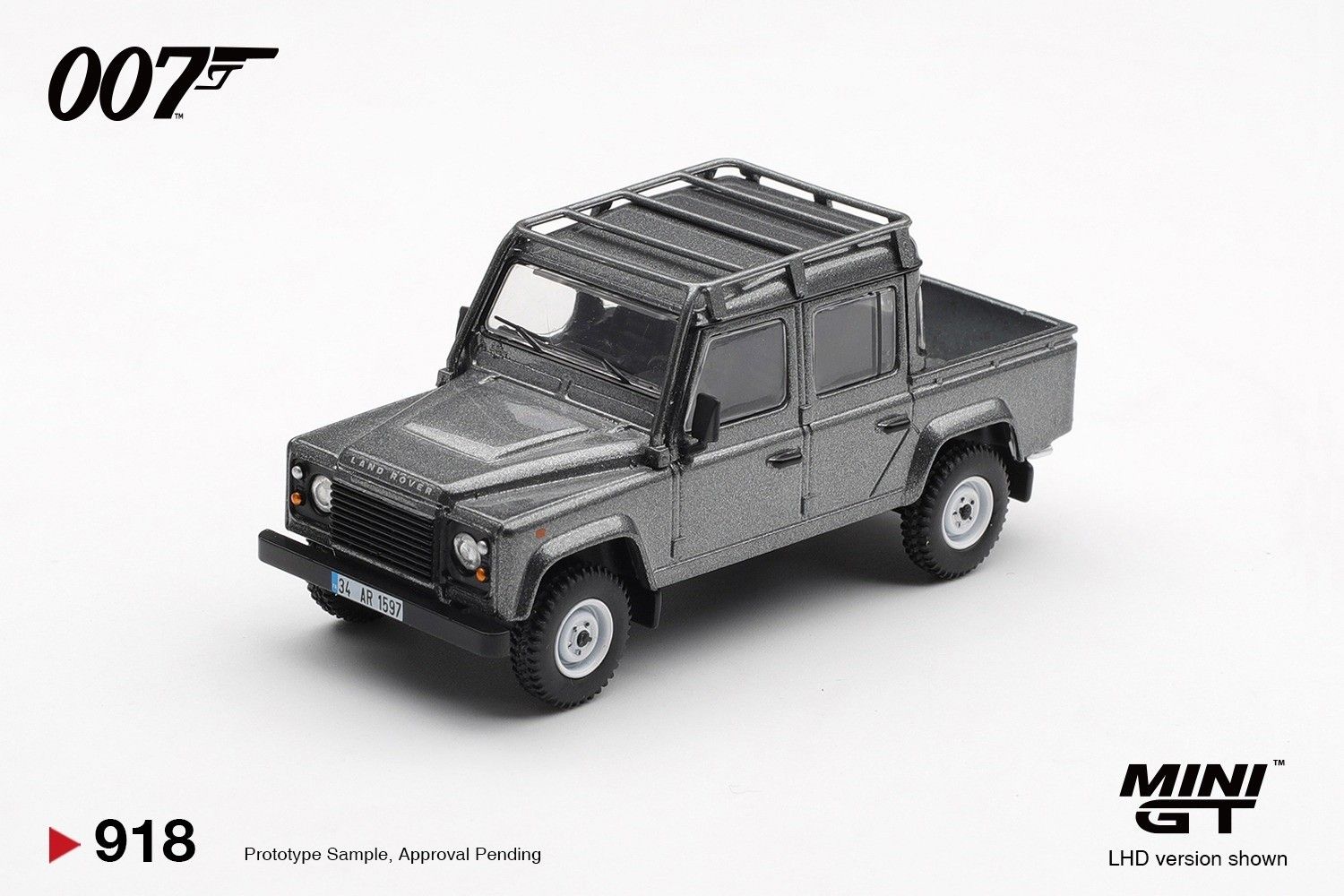 1:64 Mini GT - 2012 Land Rover Defender 110 Crew Cab *Skyfall* Chinese Blister Packaging