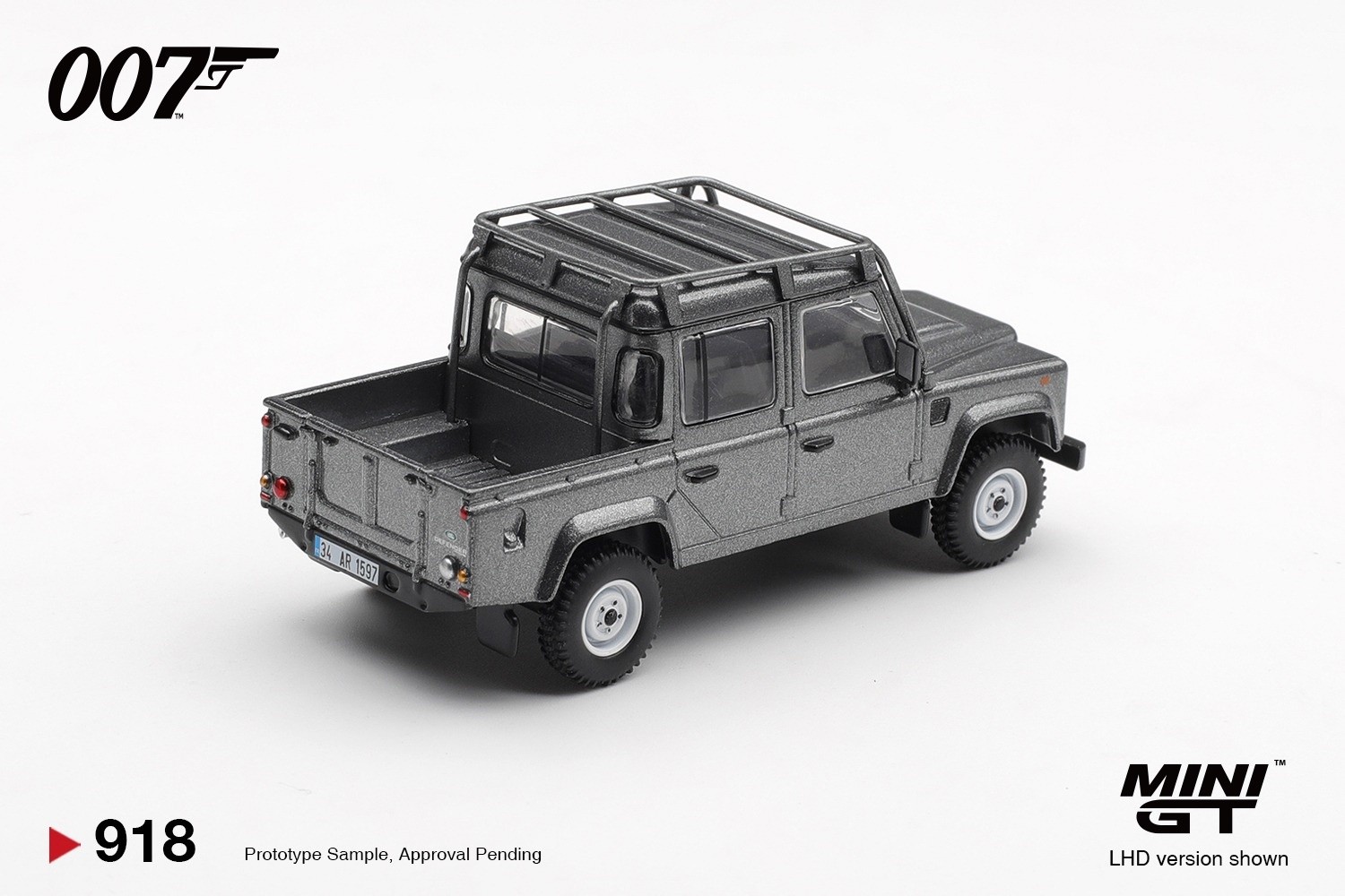 1:64 Mini GT - 2012 Land Rover Defender 110 Crew Cab *Skyfall* Chinese Blister Packaging