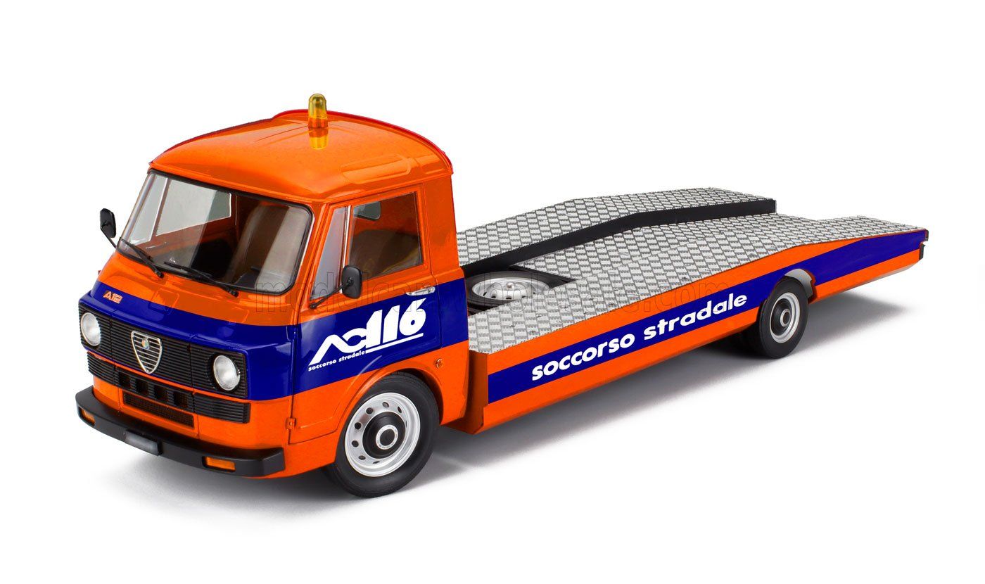 1:18 Mitica Diecast - 1977 Alfa Romeo A12 (F12) Abschleppwagen ACI Pannenhilfe