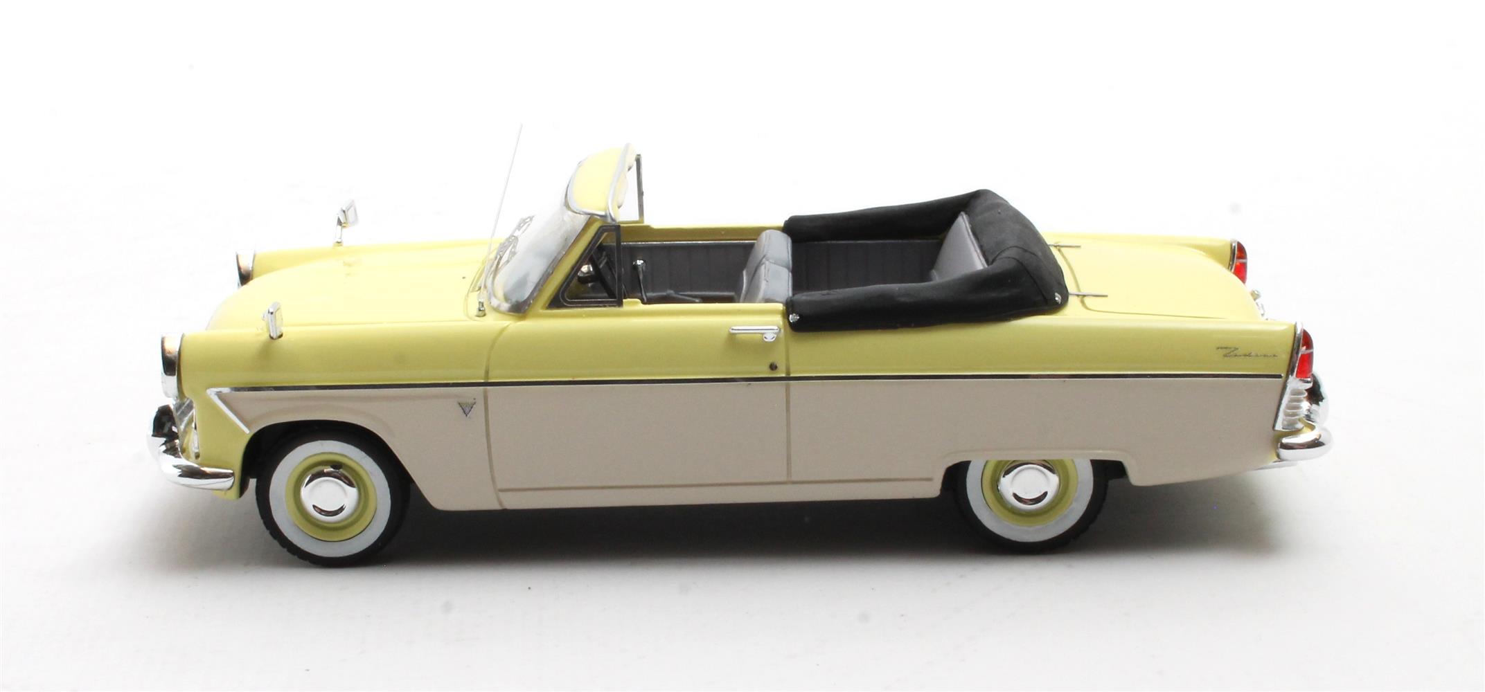 1:43 Matrix - Ford Zodiac MKII 206E convertible yellow / white 58-62