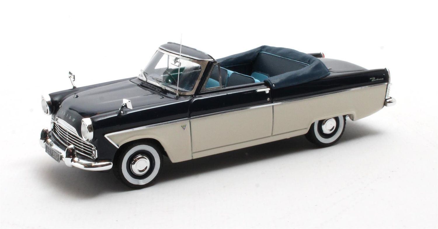 1:43 Matrix - Ford Zodiac MKII 206E convertible blue / white 58-62