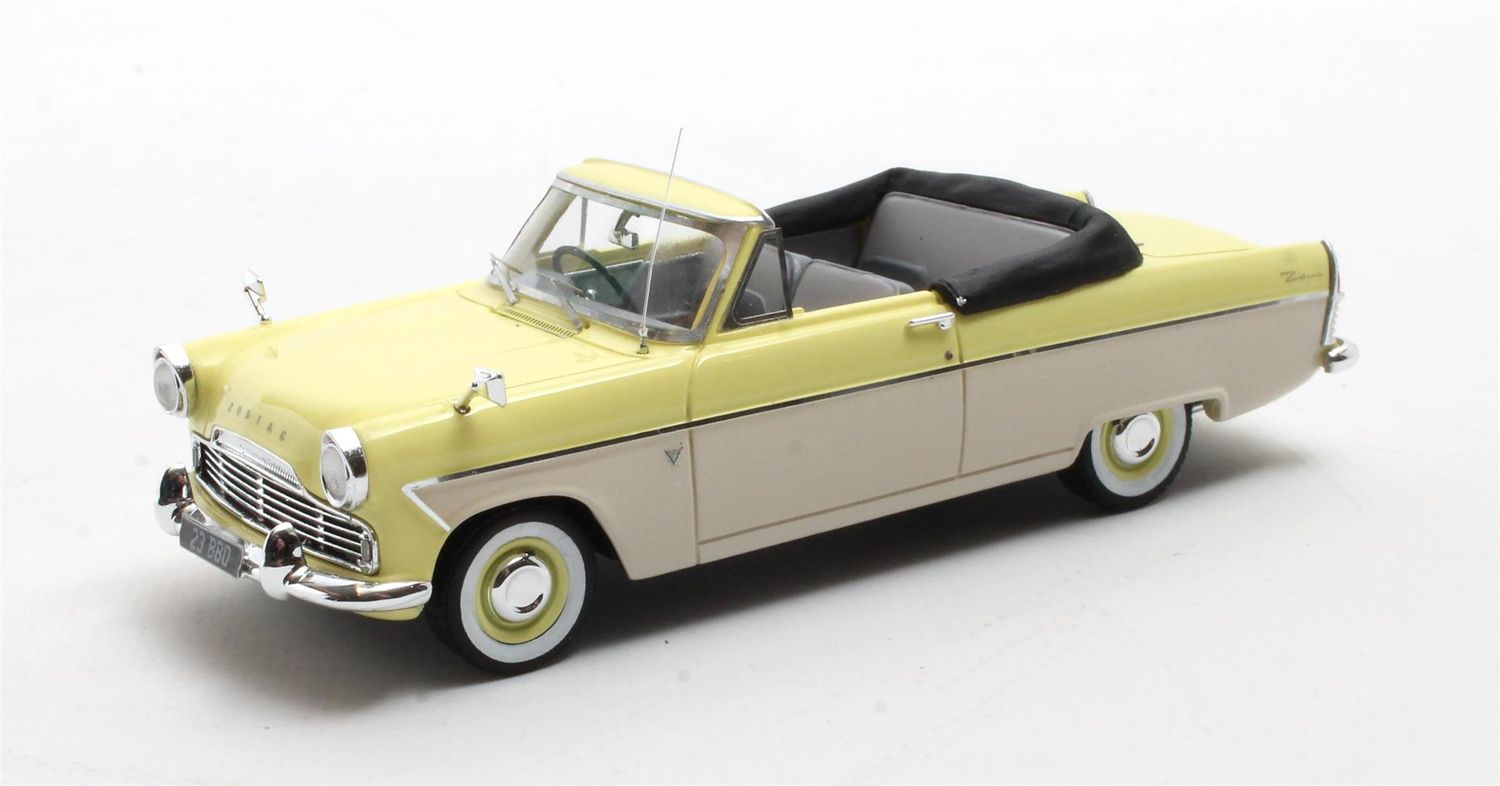 1:43 Matrix - Ford Zodiac MKII 206E convertible yellow / white 58-62