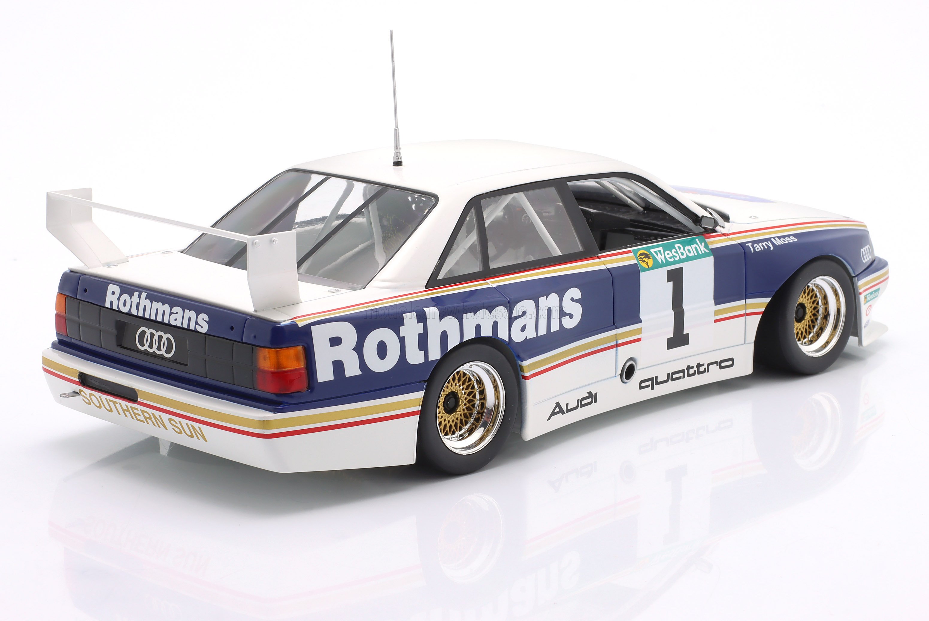 1:18 Werk83 - Audi 200 Quattro Trans AM Rothmans #1 Wesbank Modifieds Championship 1992 T. Moss