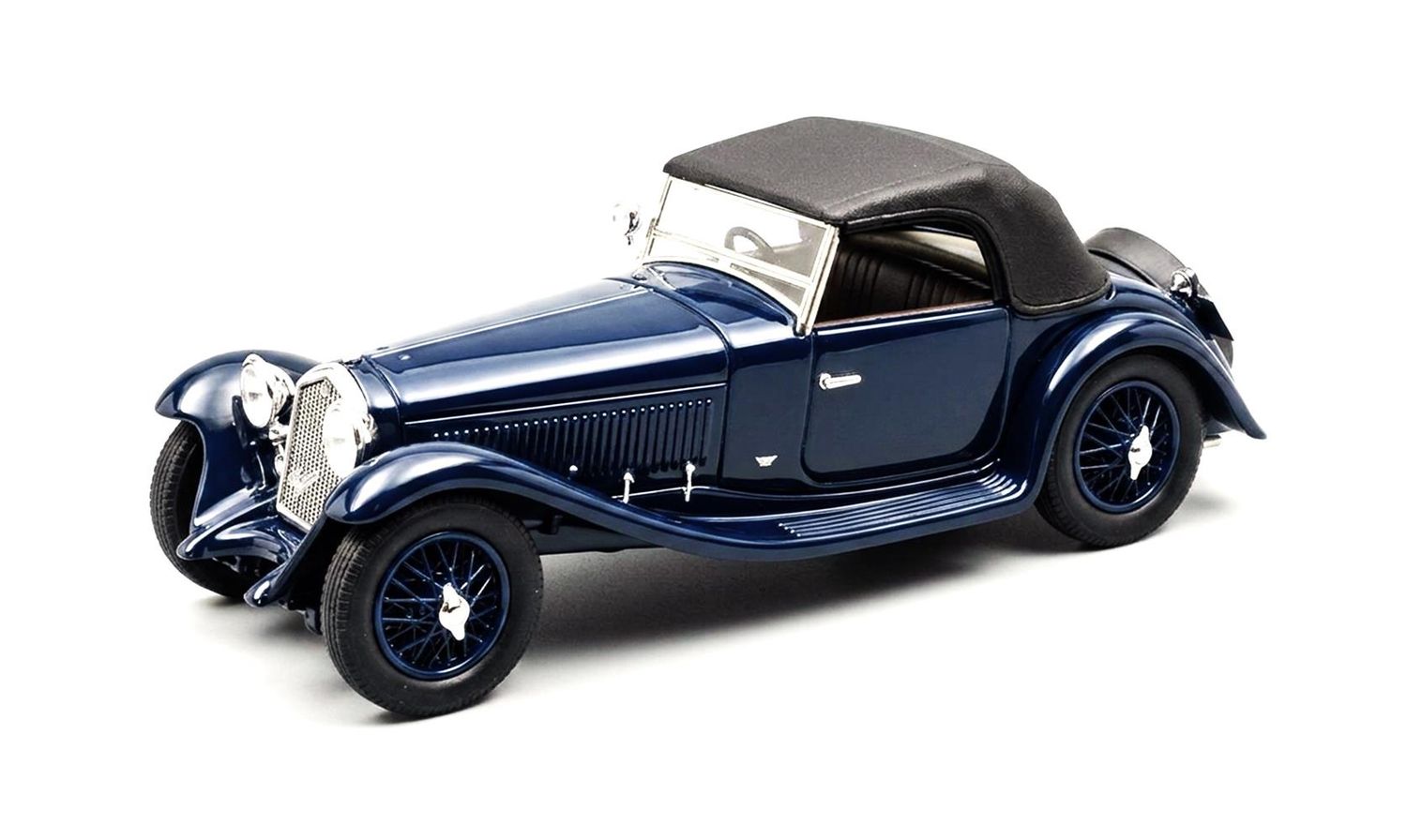 1:43 Matrix - Alfa Romeo 6C 1750SV Figoni closed blue 1932