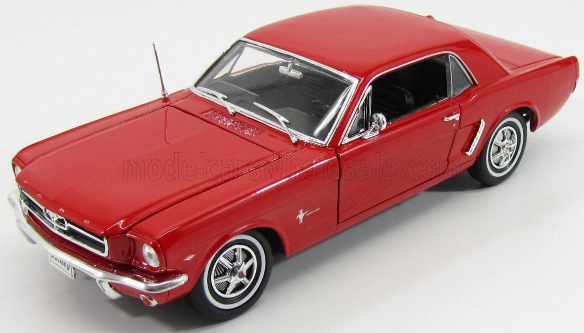 1:18 Welly - 1964 Ford Mustang 1/2 Hard-Top Red