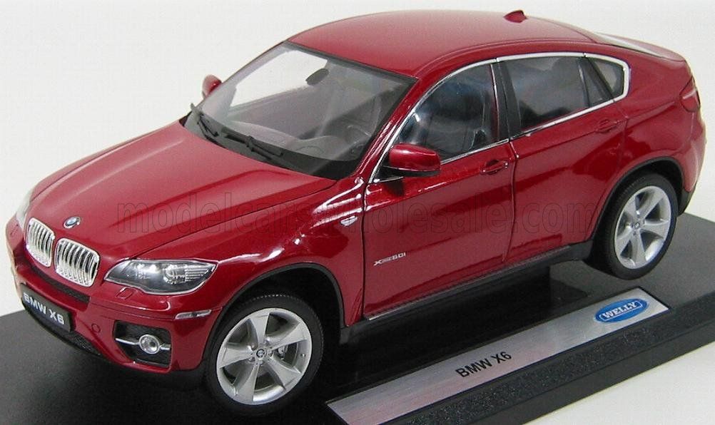 1:18 Welly - 2008 BMW X6 Red Metallic