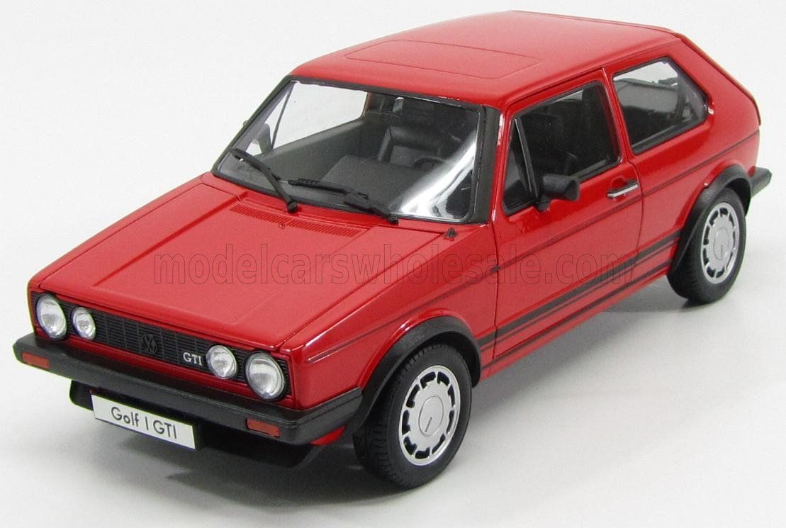 1:18 Welly - 1983 Volkswagen Golf I GTI Pirelli 2-Door Red