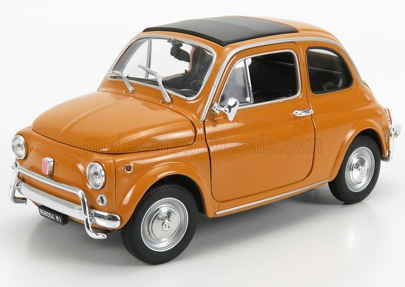 1:18 Welly - 1968 Fiat 500L Ochre 1:18 Welly - 1968 Fiat 500L Ochre