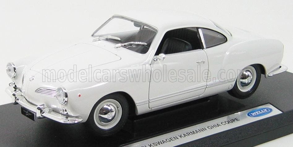 1:18 Welly - 1955 Volkswagen Karmann Ghia Coupe White